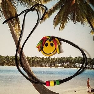 Rasta beaded necklace